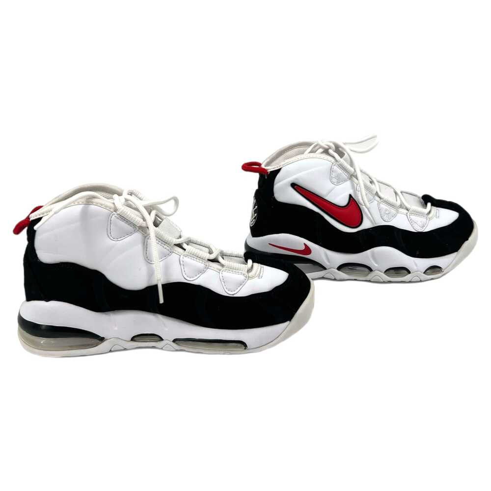 Nike White/Red Air Max Uptempo Sneakers | Size 6.5